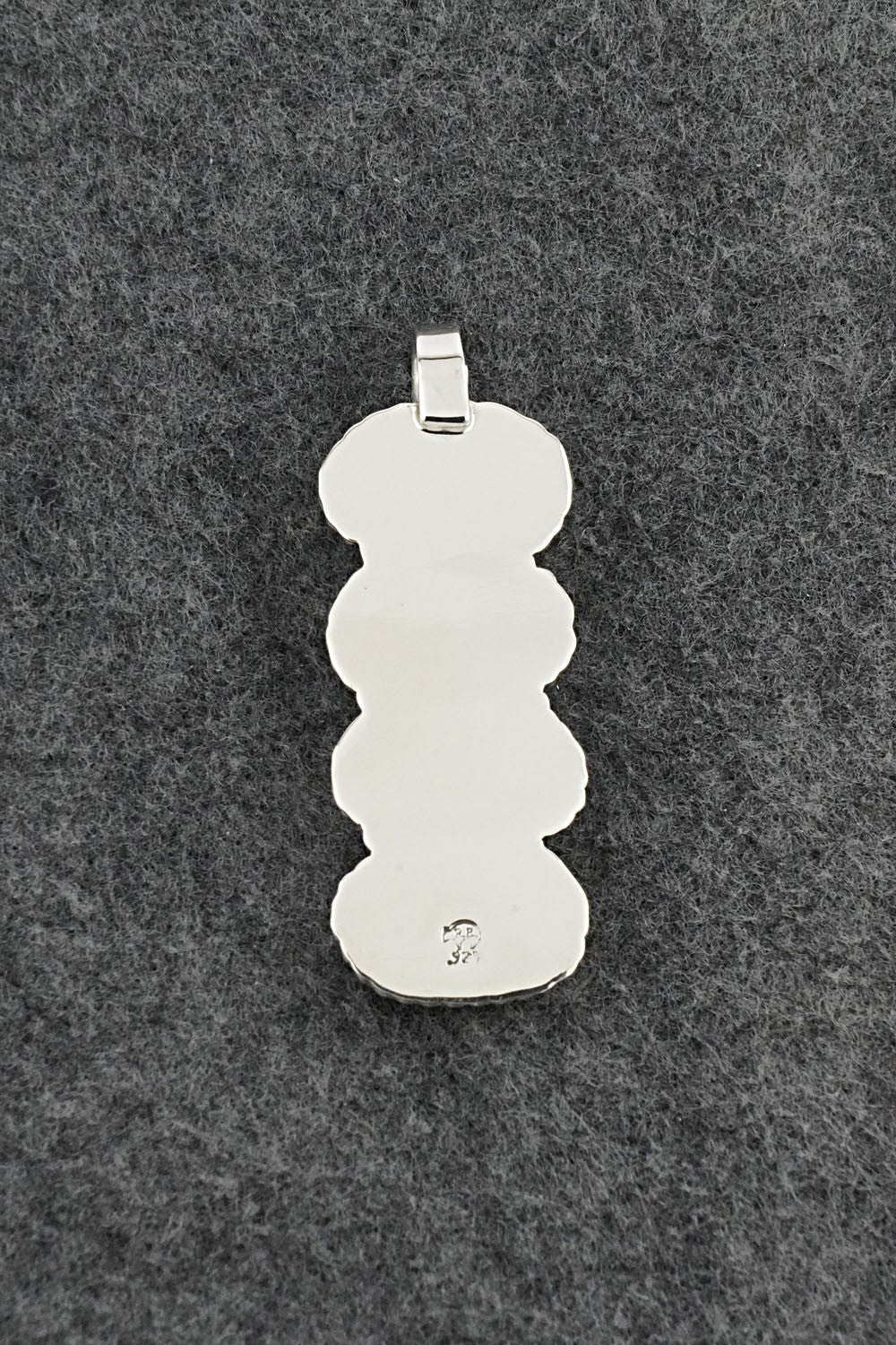 Turquoise & Sterling Silver Pendant - Marie Bahe