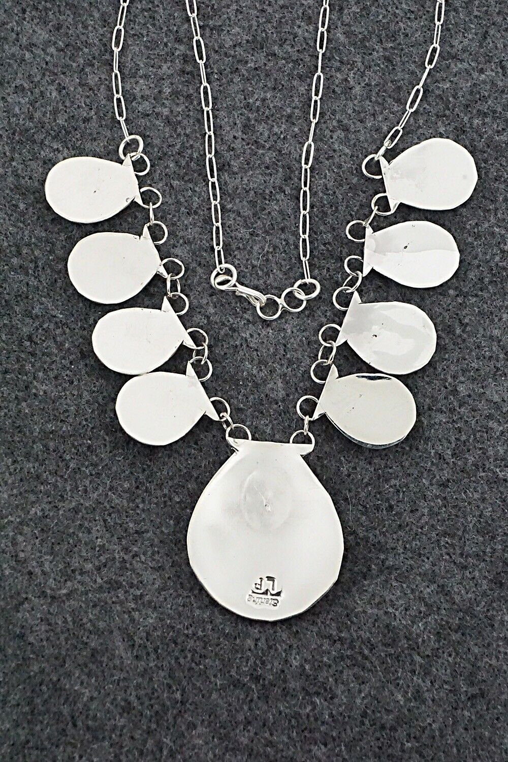 Turquoise & Sterling Silver Necklace - Leroy Parker