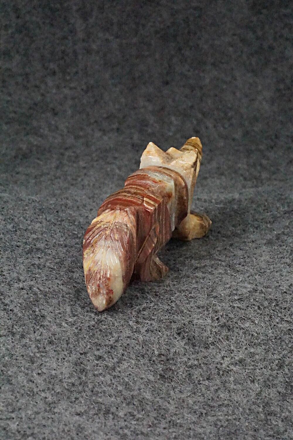 Wolf Zuni Fetish Carving - Tony Mackel