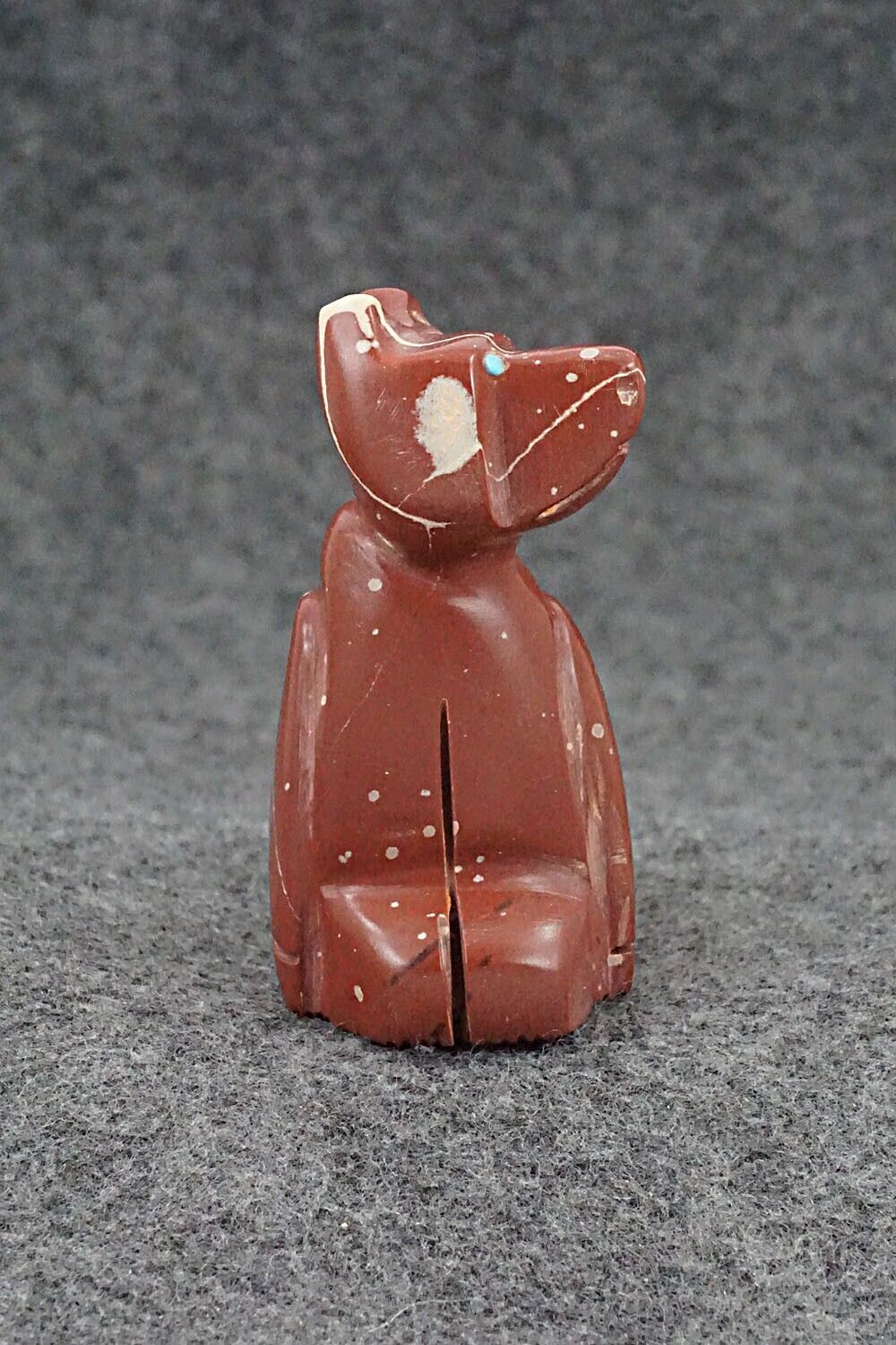 Wolf Zuni Fetish Carving - Gilbert Lonjose