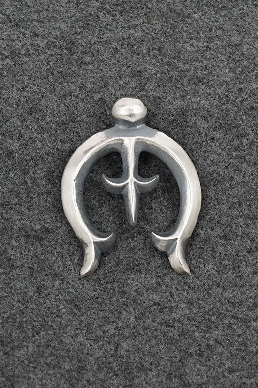 Sterling Silver Naja Pendant - Harrison Bitsue