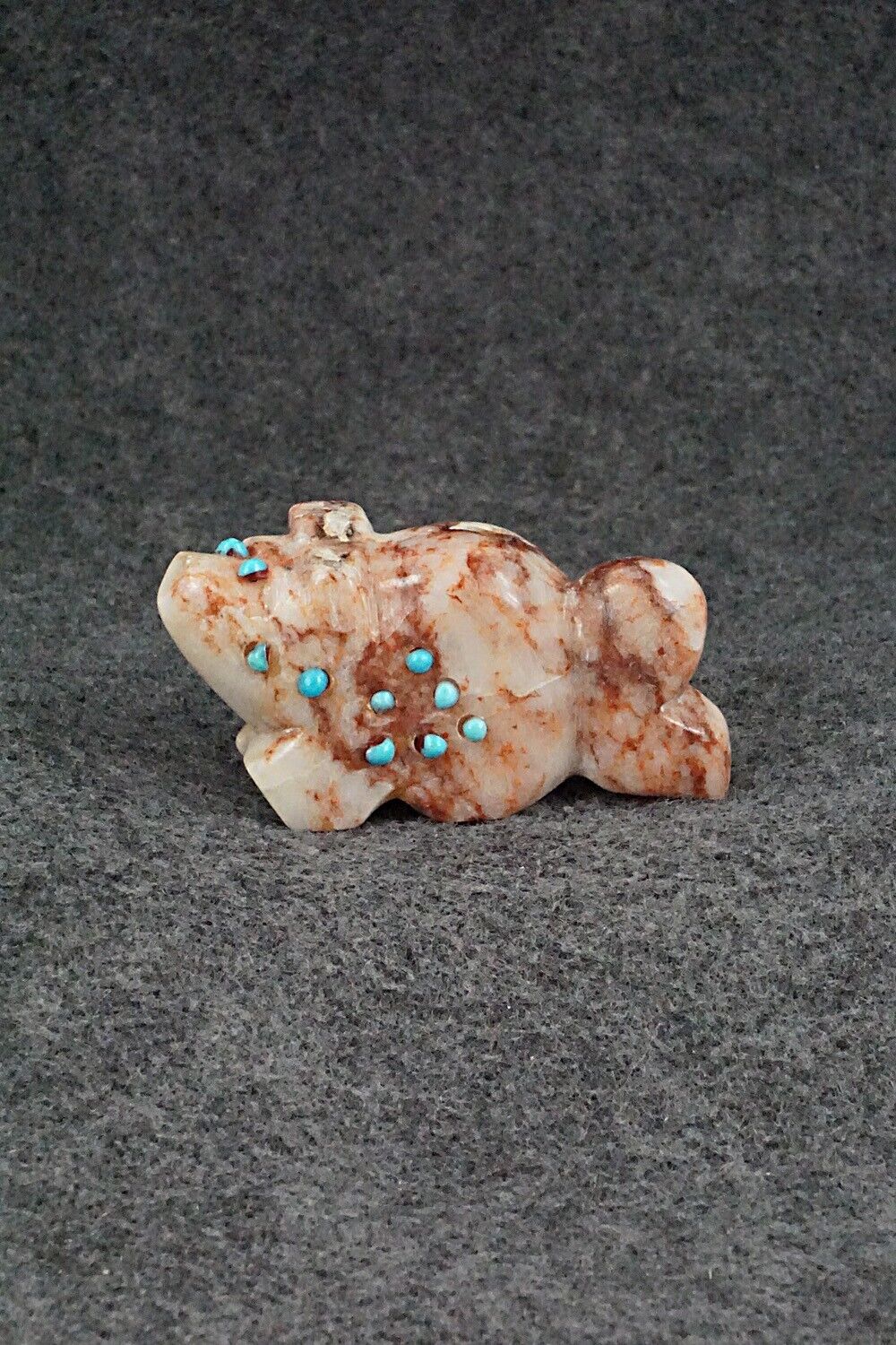 Wolf Zuni Fetish Carving - James Panteah