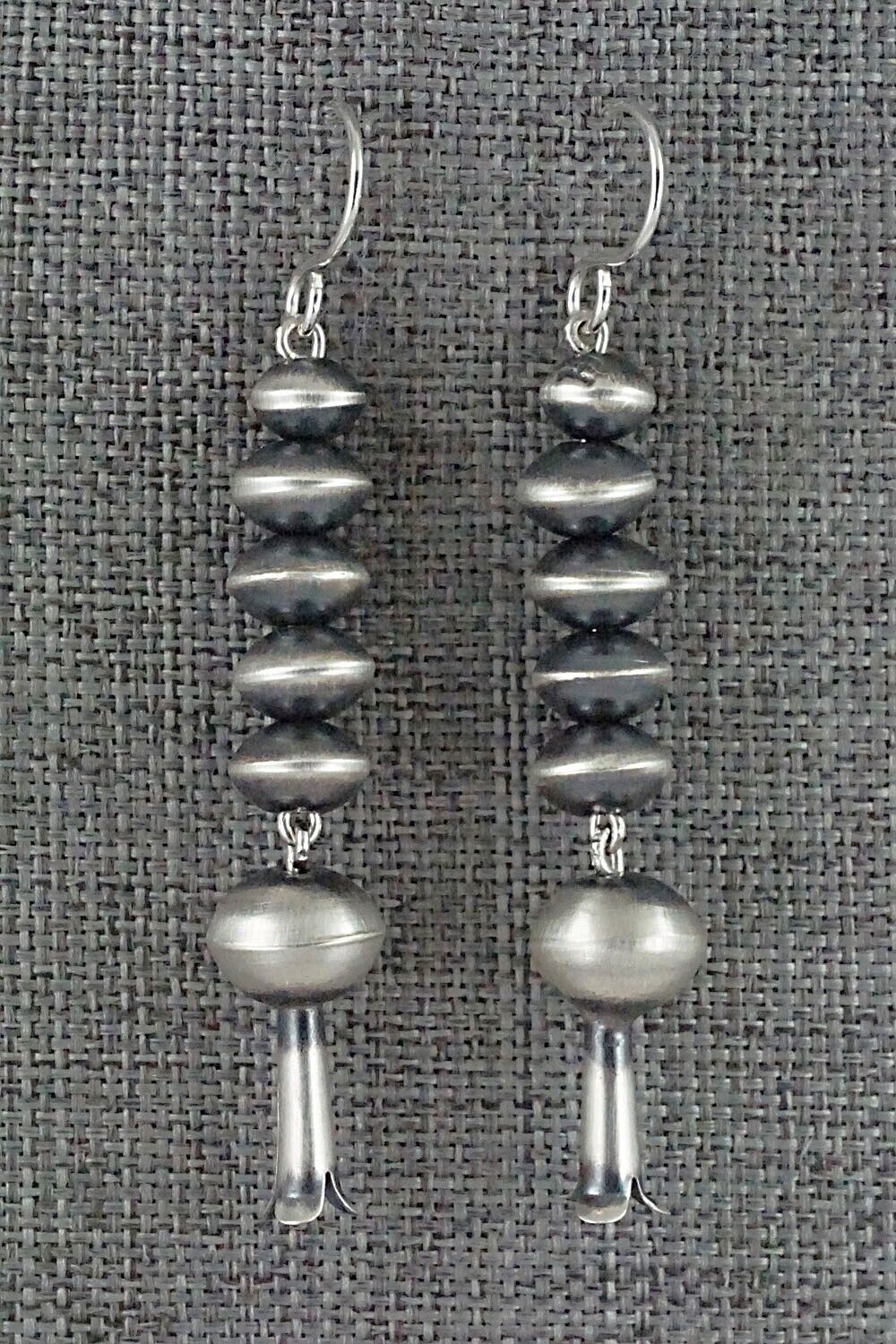 Sterling Silver Navajo Pearl Earrings - Tonisha Haley