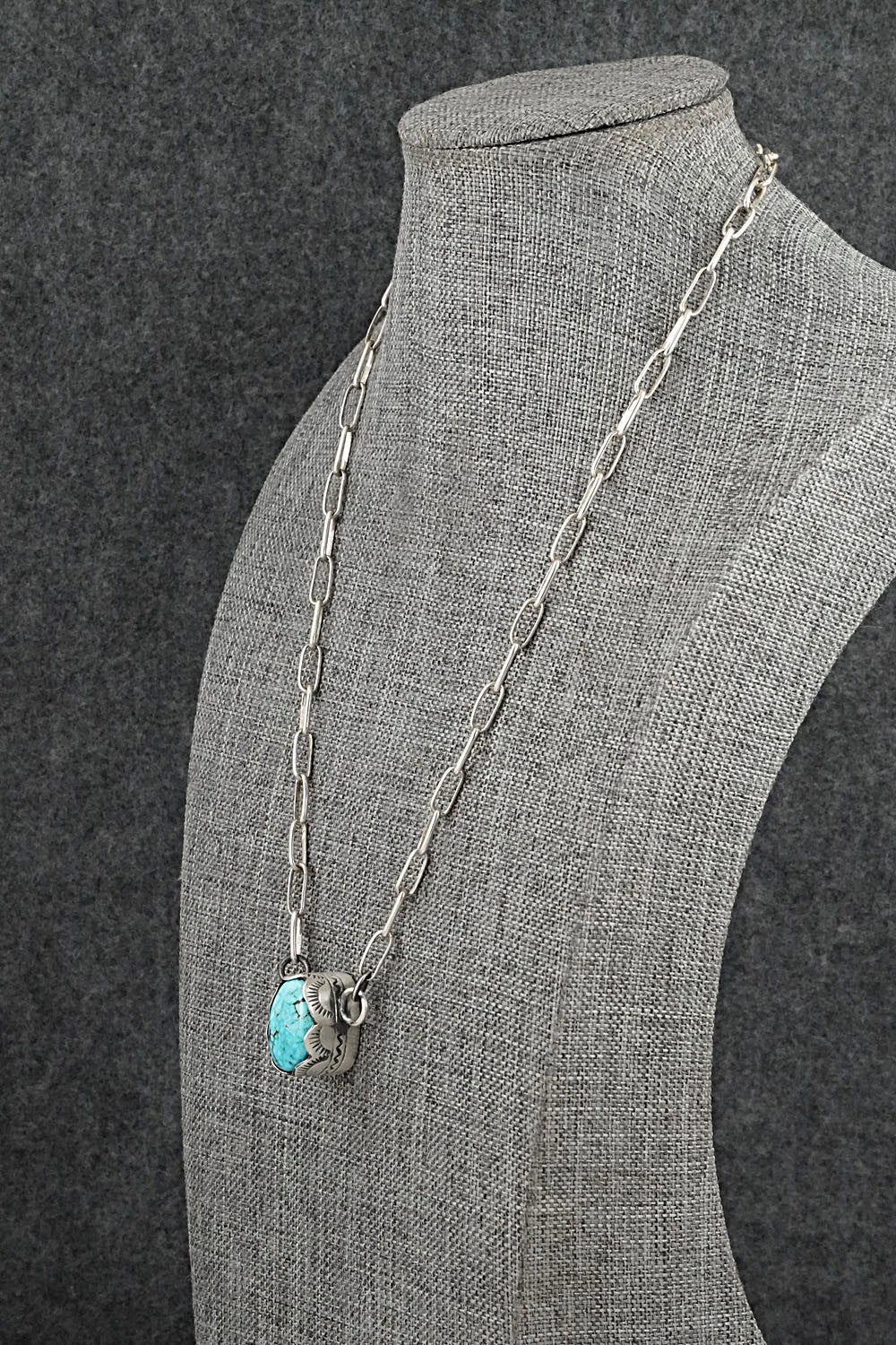 Turquoise & Sterling Silver Necklace - Randy Boyd