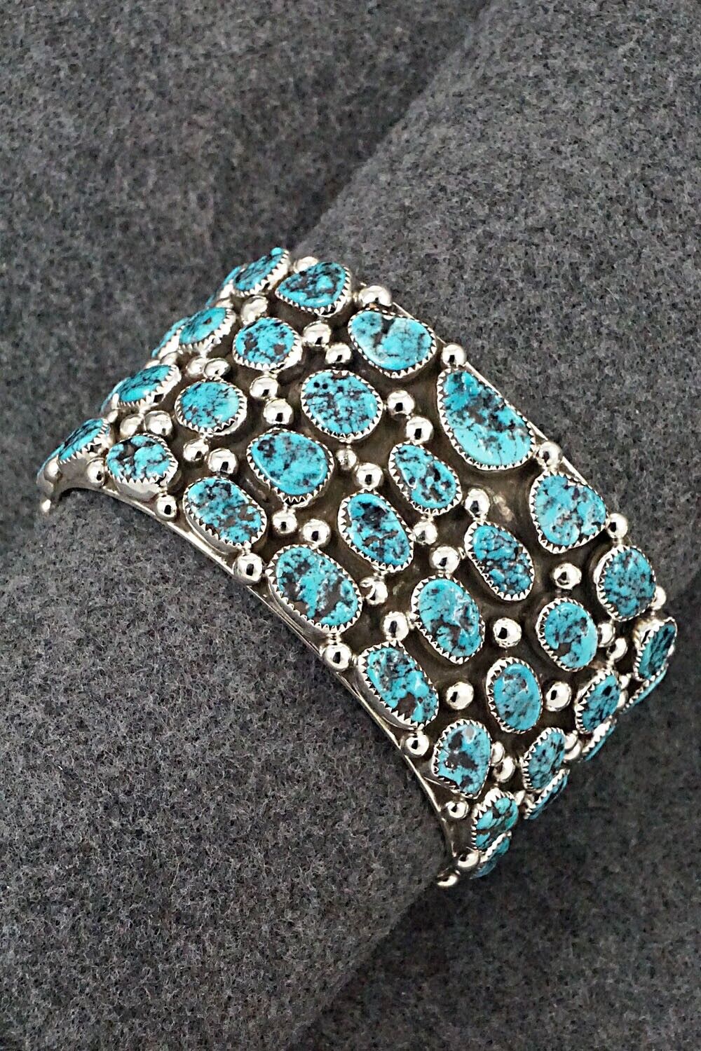Turquoise & Sterling Silver Bracelet - Darlene Begay