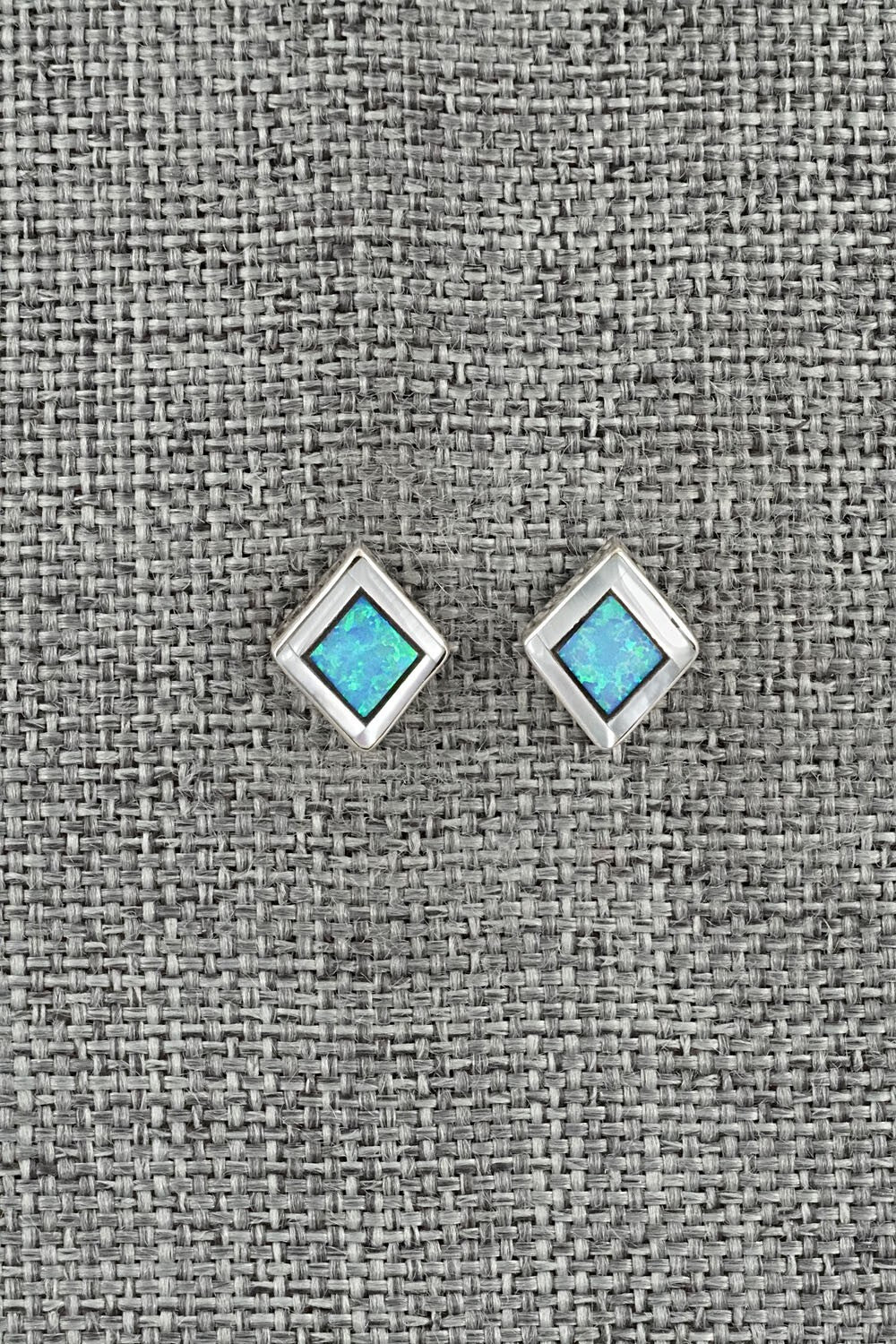 Opalite, Mother of Pearl & Sterling Silver Earrings - Willis Kylestewa