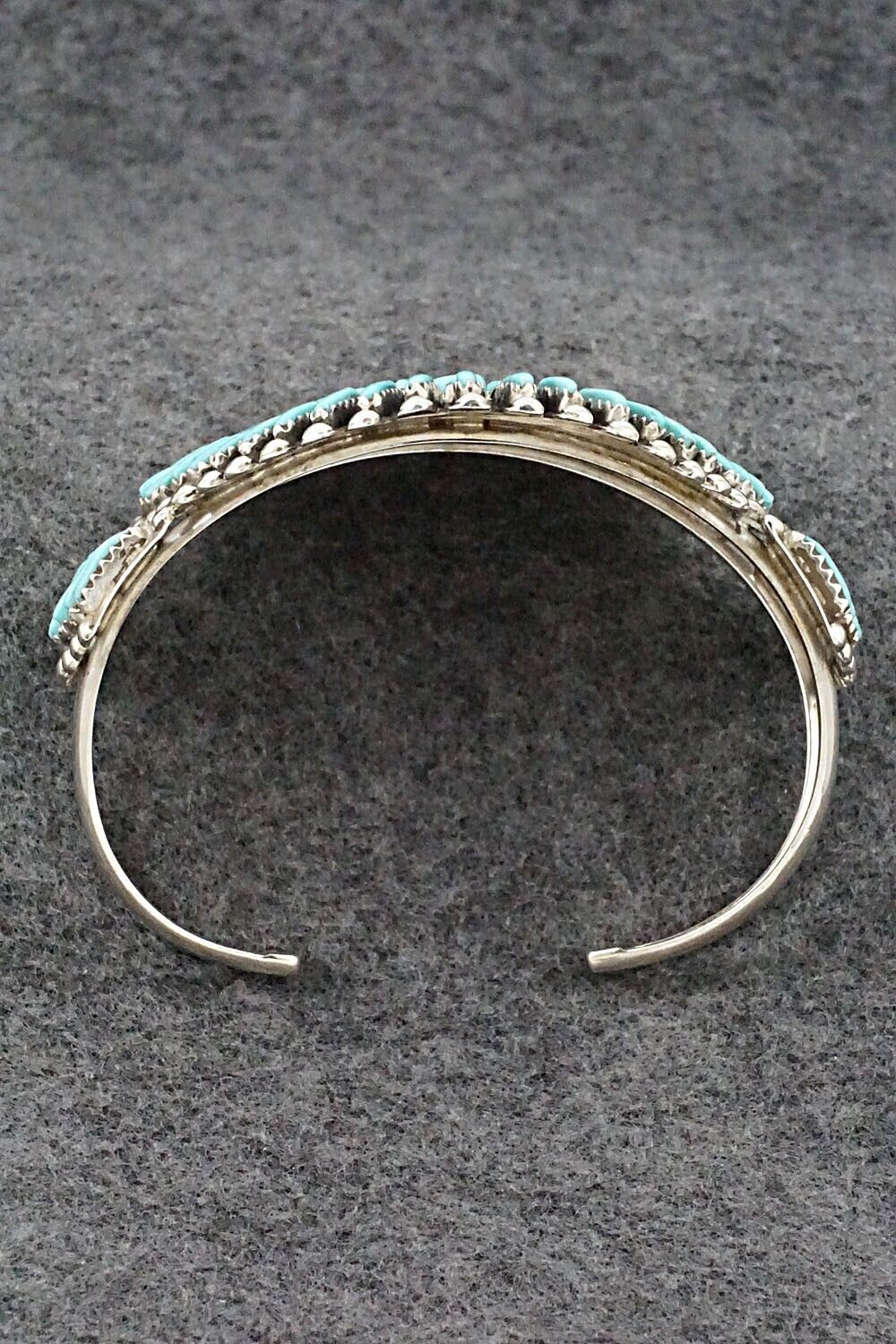 Turquoise & Sterling Silver Bracelet - Charlie John