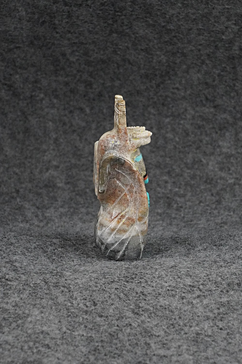 Corn Maiden Zuni Fetish Carving - Pete Natewa