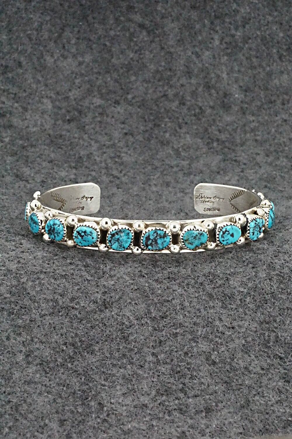 Turquoise & Sterling Silver Bracelet - Darlene Begay