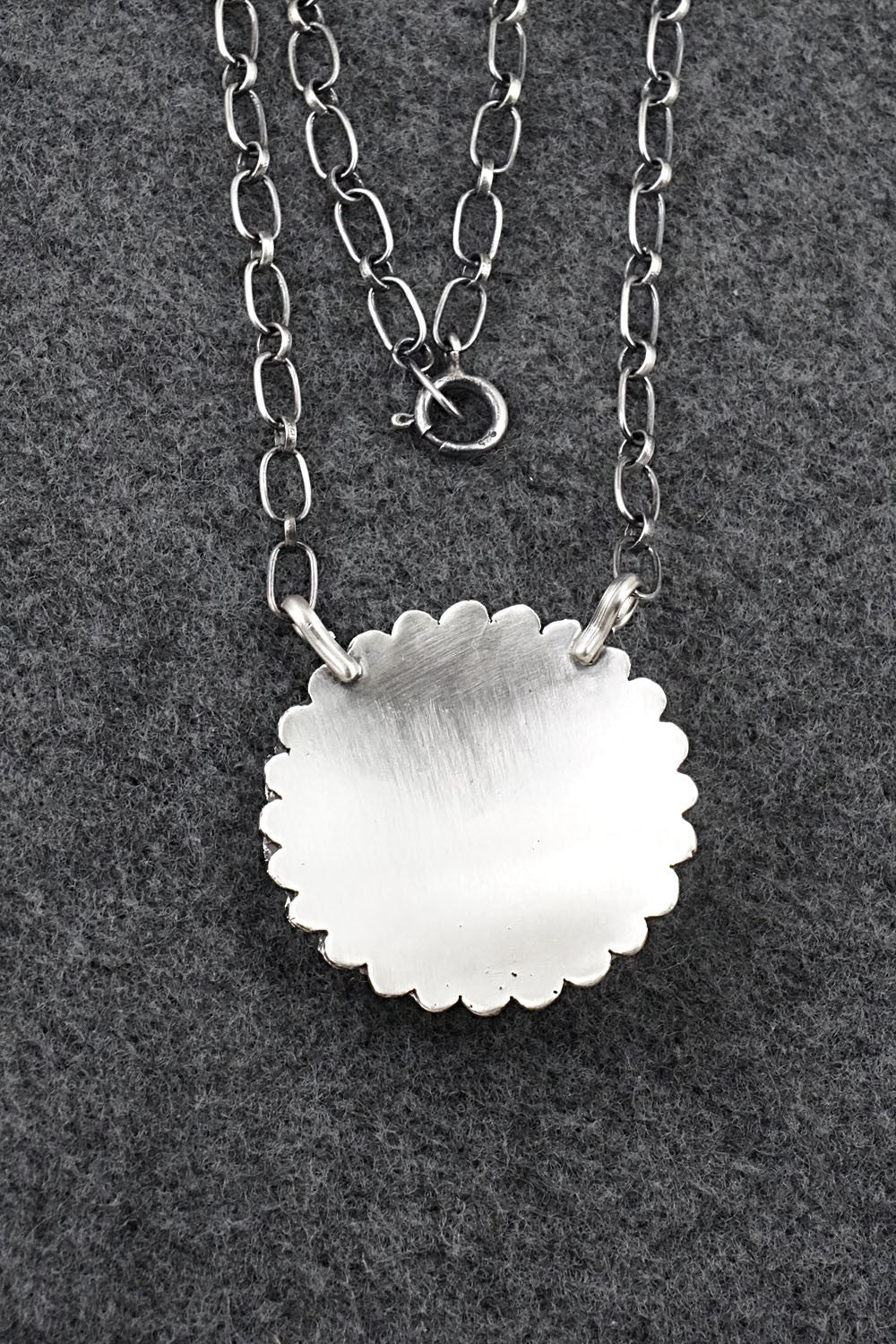 Turquoise & Sterling Silver Necklace - Sheldon Mariano