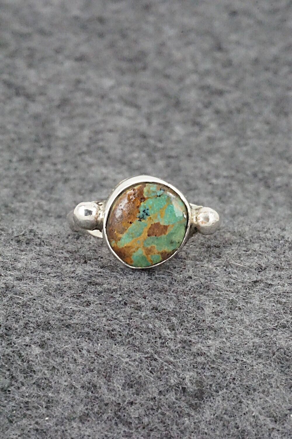 Turquoise & Sterling Silver Ring - Priscilla Reeder - Size 7.25