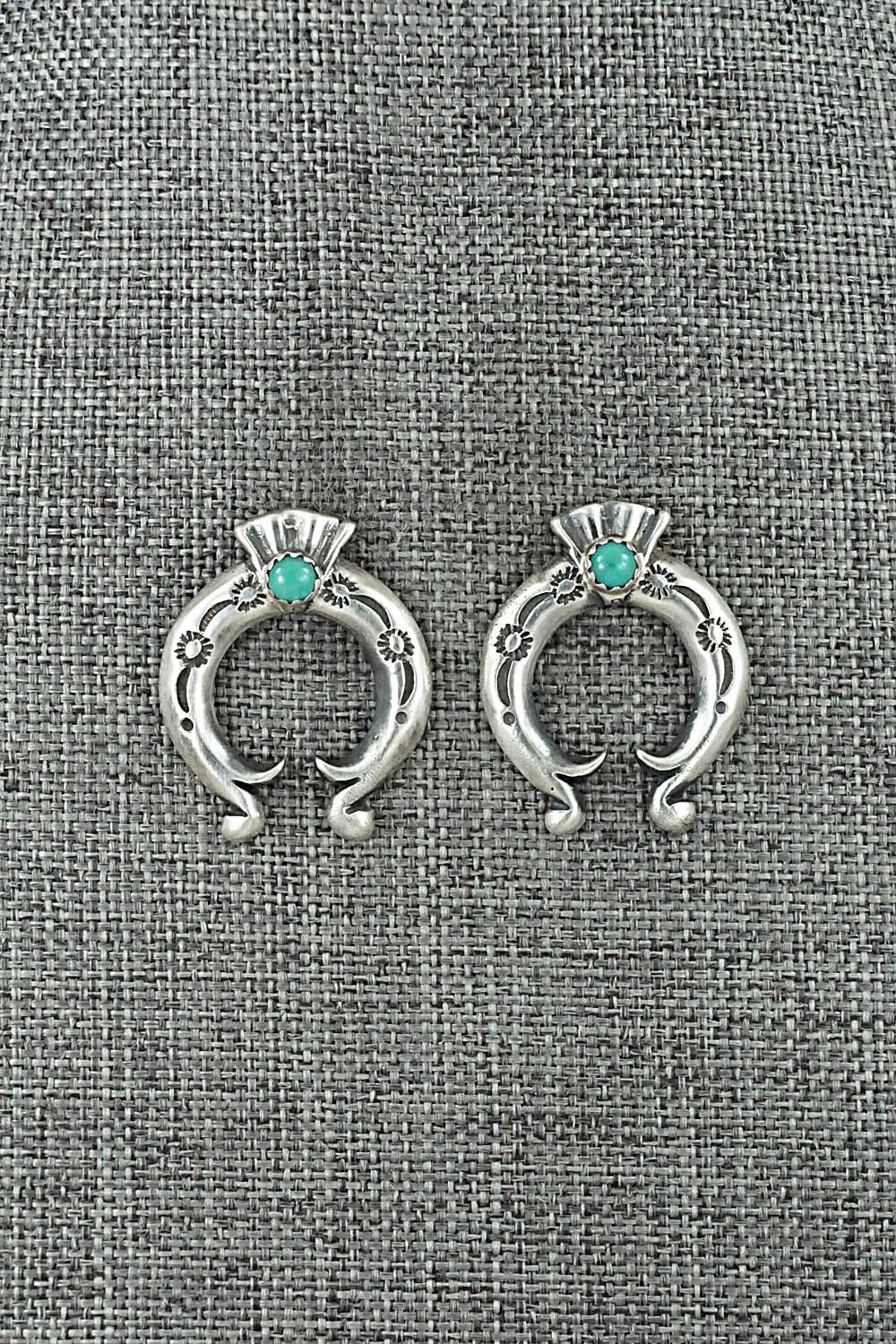 Turquoise & Sterling Silver Earrings - Paige Gordon