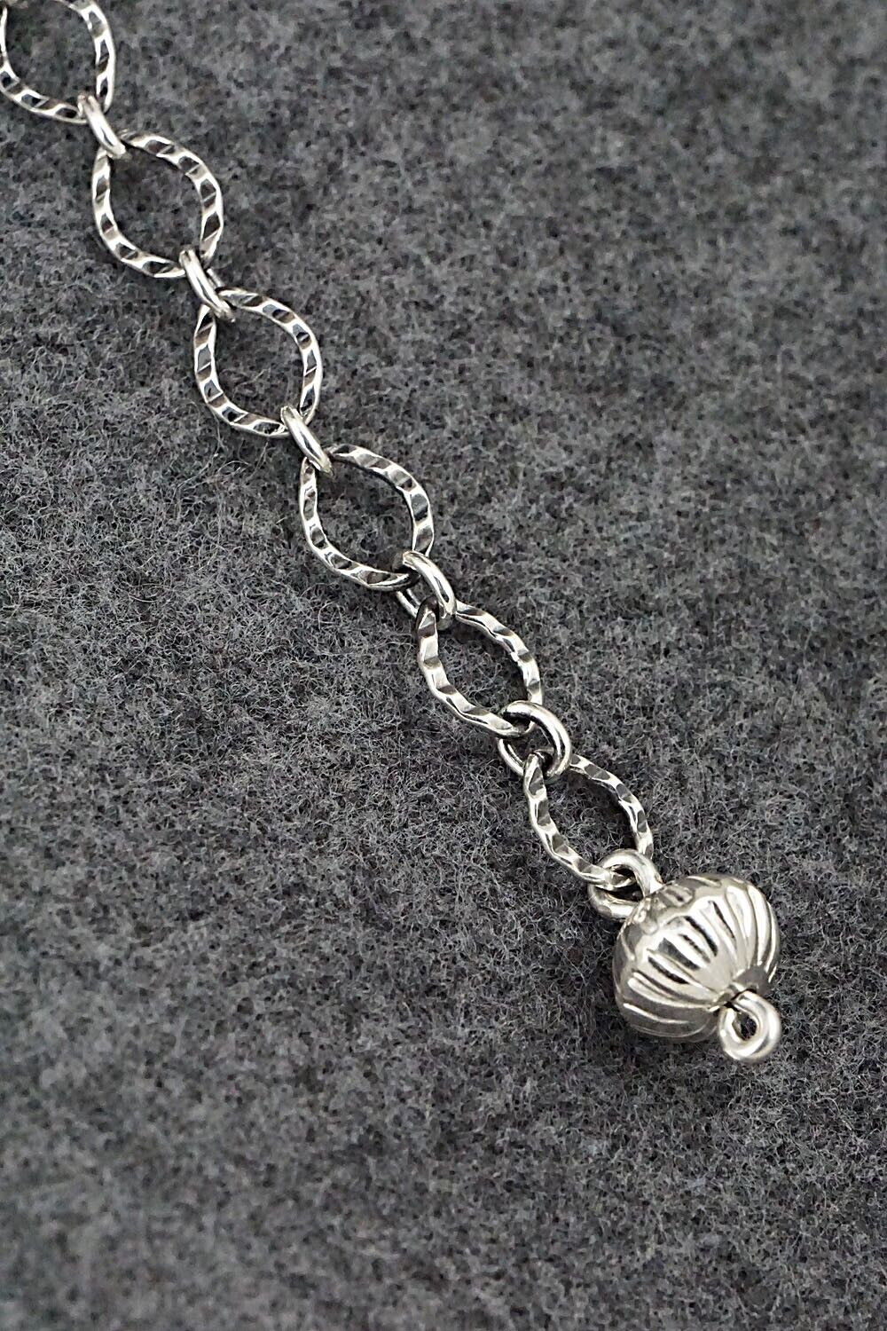 Sterling Silver Navajo Pearl Necklace 18" - Preston Haley