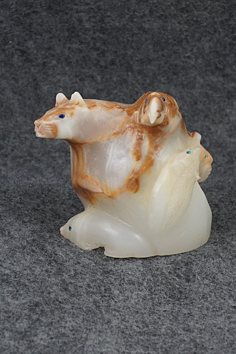 Six Directions Zuni Fetish Carving - Lance Cheama