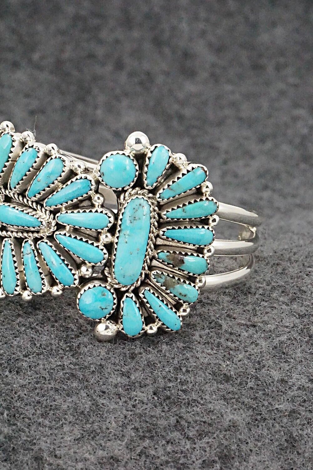 Turquoise & Sterling Silver Bracelet - Erick Wilson