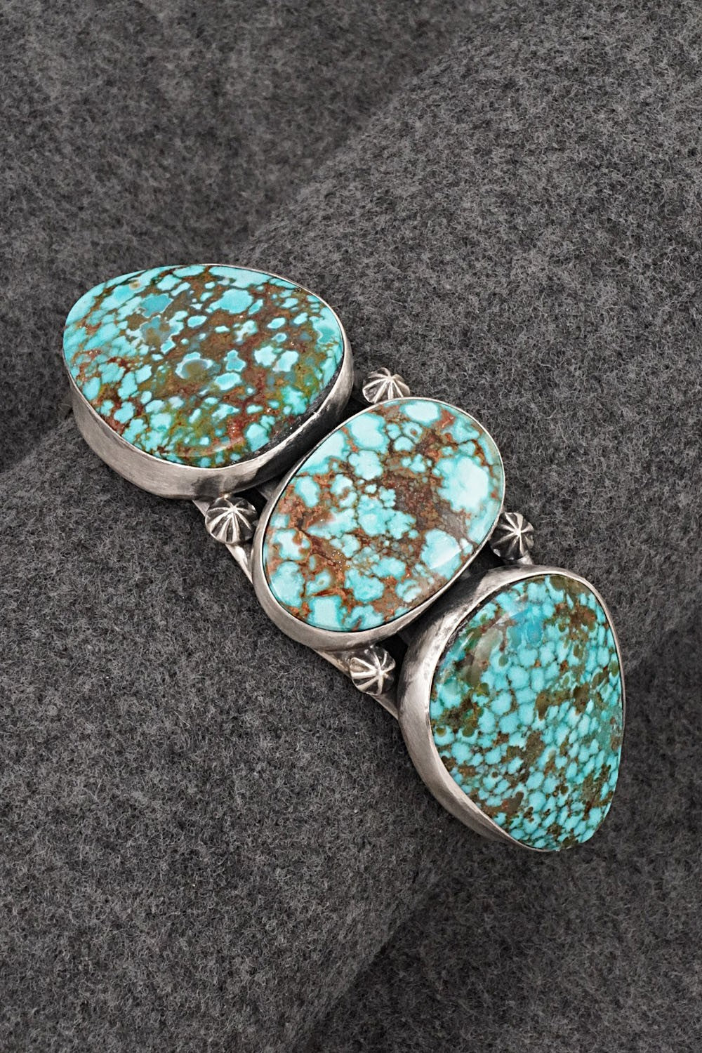 Turquoise & Sterling Silver Bracelet - Darrin Livingston