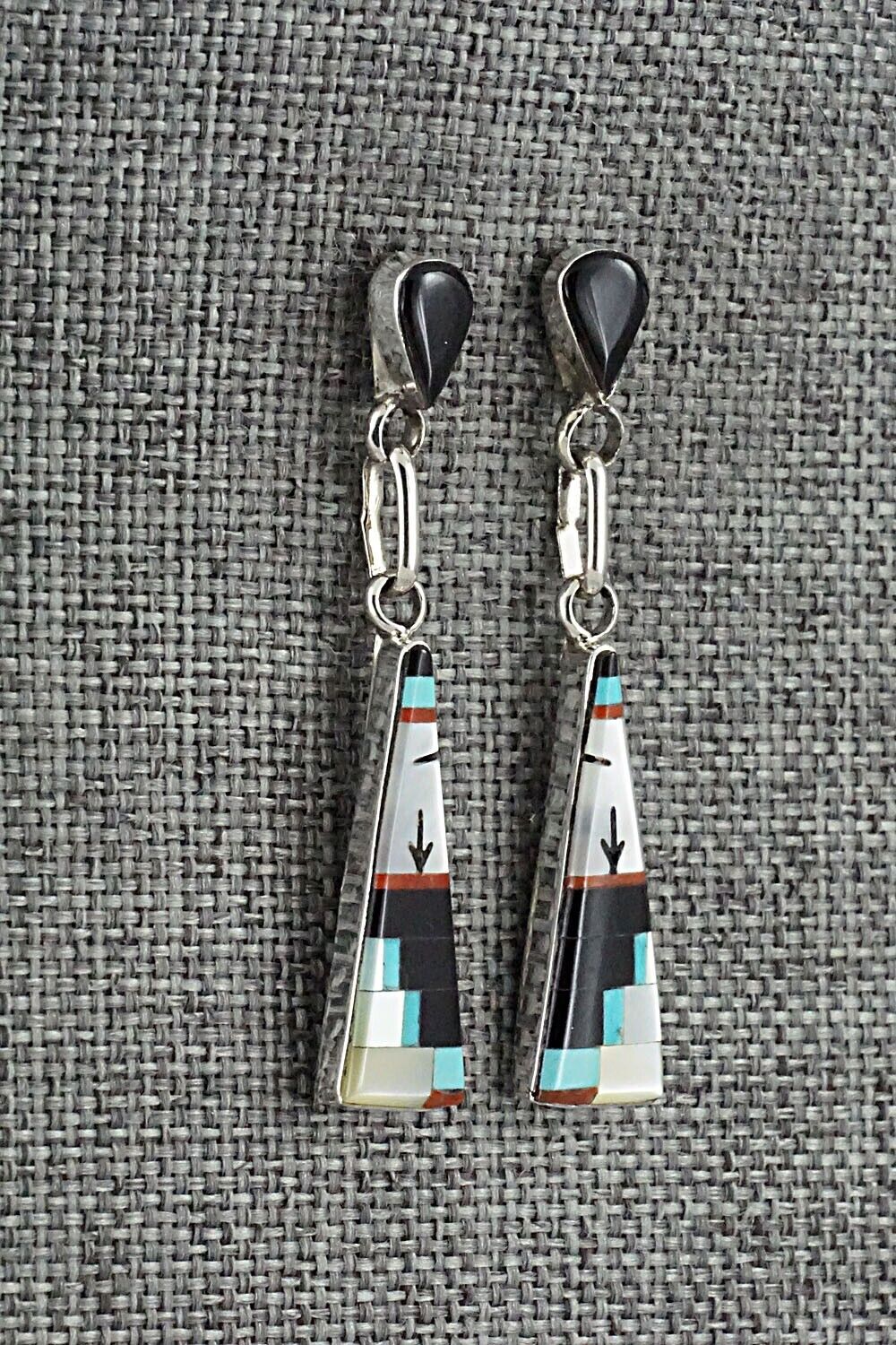 Multi-Stone & Sterling Silver Earrings - Jason Bobelu