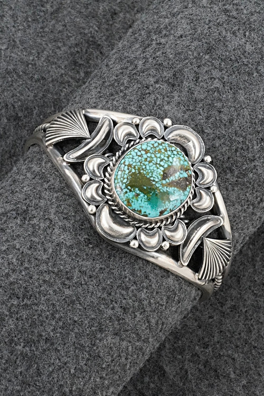 Turquoise & Sterling Silver Bracelet - Derrick Gordon