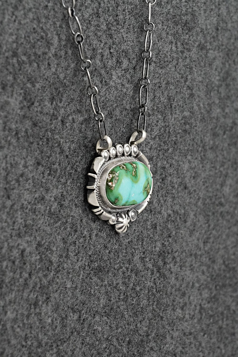 Turquoise & Sterling Silver Necklace - Daniel Benally
