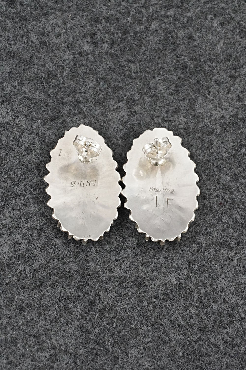 Turquoise & Sterling Silver Earrings - Lorena Peina