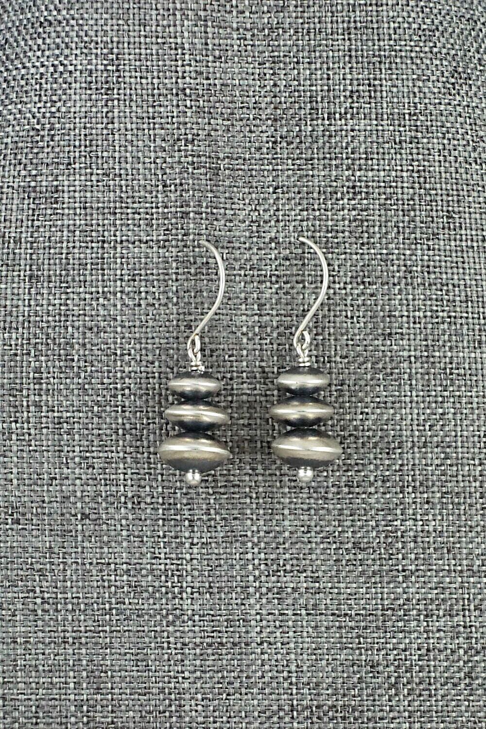 Sterling Silver Navajo Pearl Earrings - Bryannen Halwood