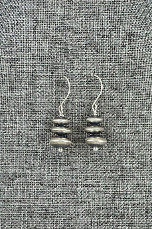 Sterling Silver Navajo Pearl Earrings - Bryannen Halwood