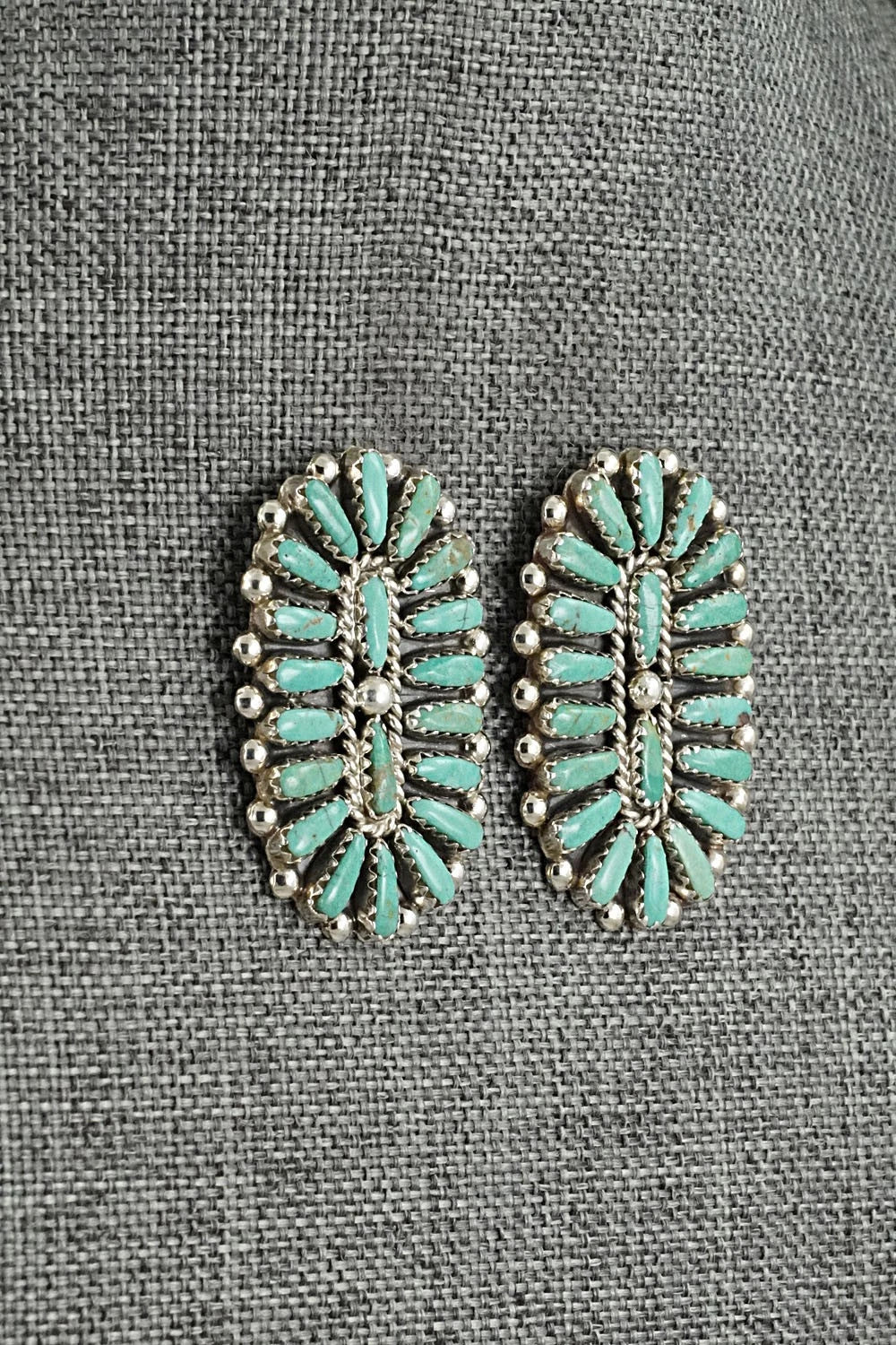 Turquoise & Sterling Silver Earrings - Philena Byjoe