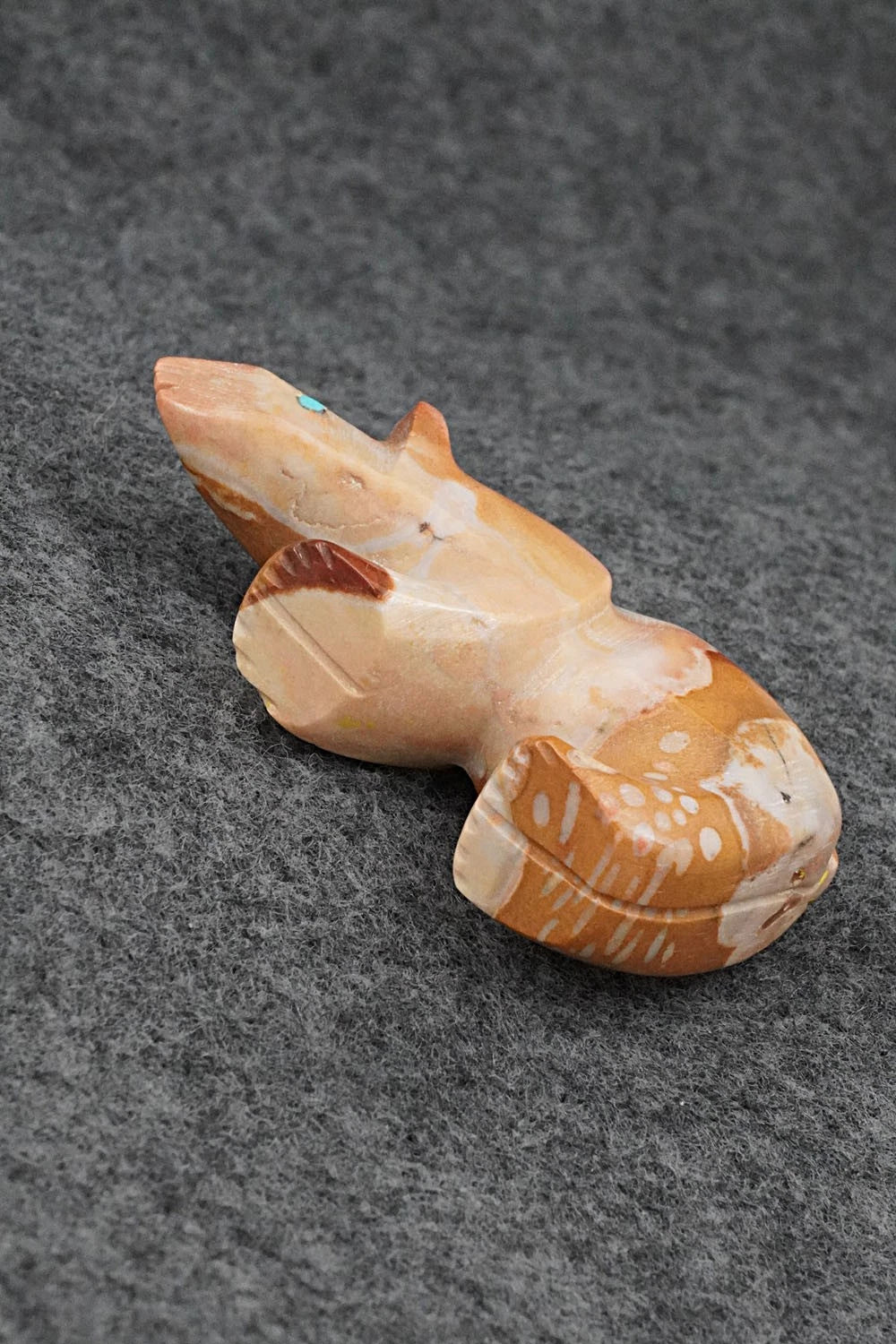 Mountain Lion Zuni Fetish Carving - Ronnie Lunasee