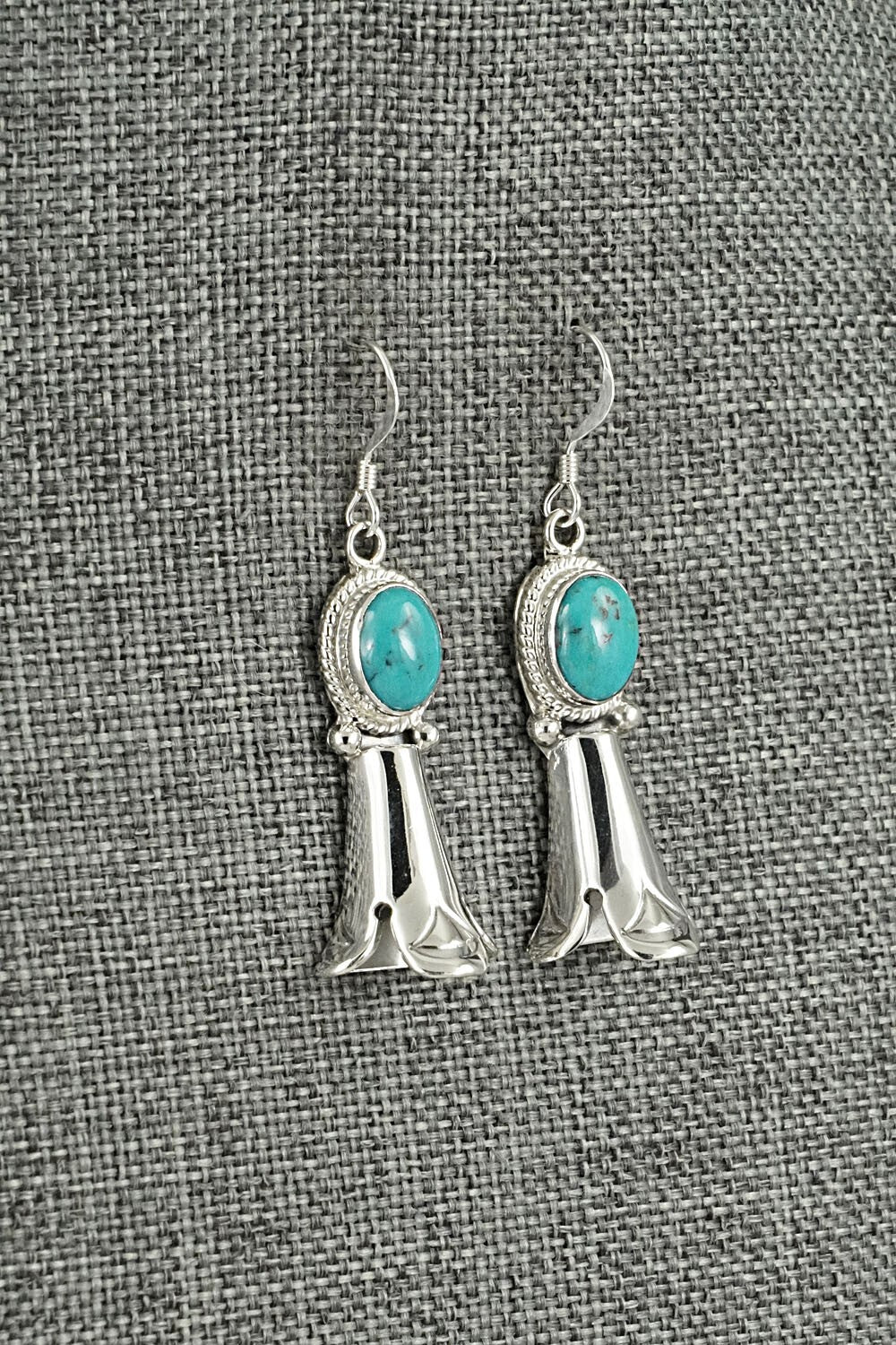 Turquoise & Sterling Silver Earrings - Sharon McCarthy