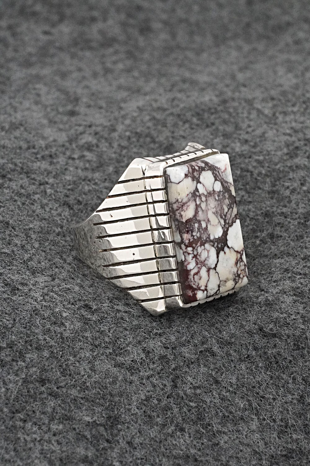 Wild Horse & Sterling Silver Ring - Trevor Jack - Size 9.5