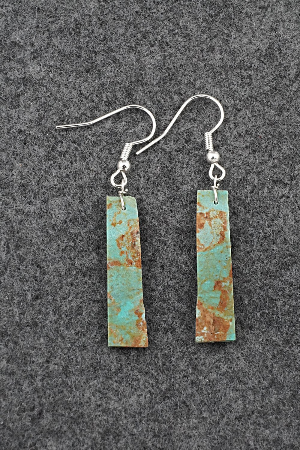 Turquoise & Sterling Silver Earrings - Tammy Nolcot