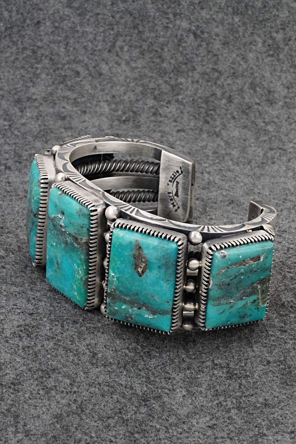 Turquoise & Sterling Silver Bracelet - Mark Yazzie