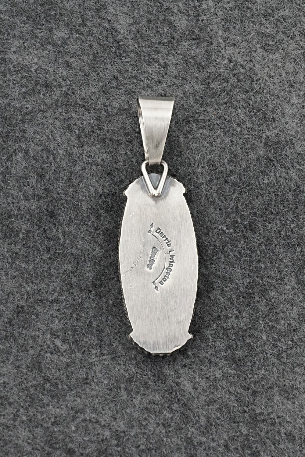 Variscite & Sterling Silver Pendant - Darrin Livingston