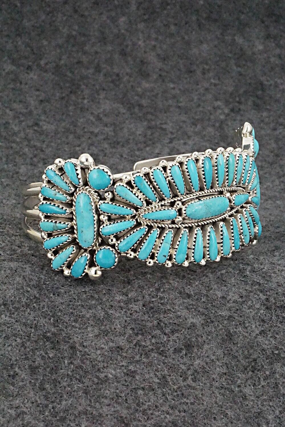 Turquoise & Sterling Silver Bracelet - Erick Wilson