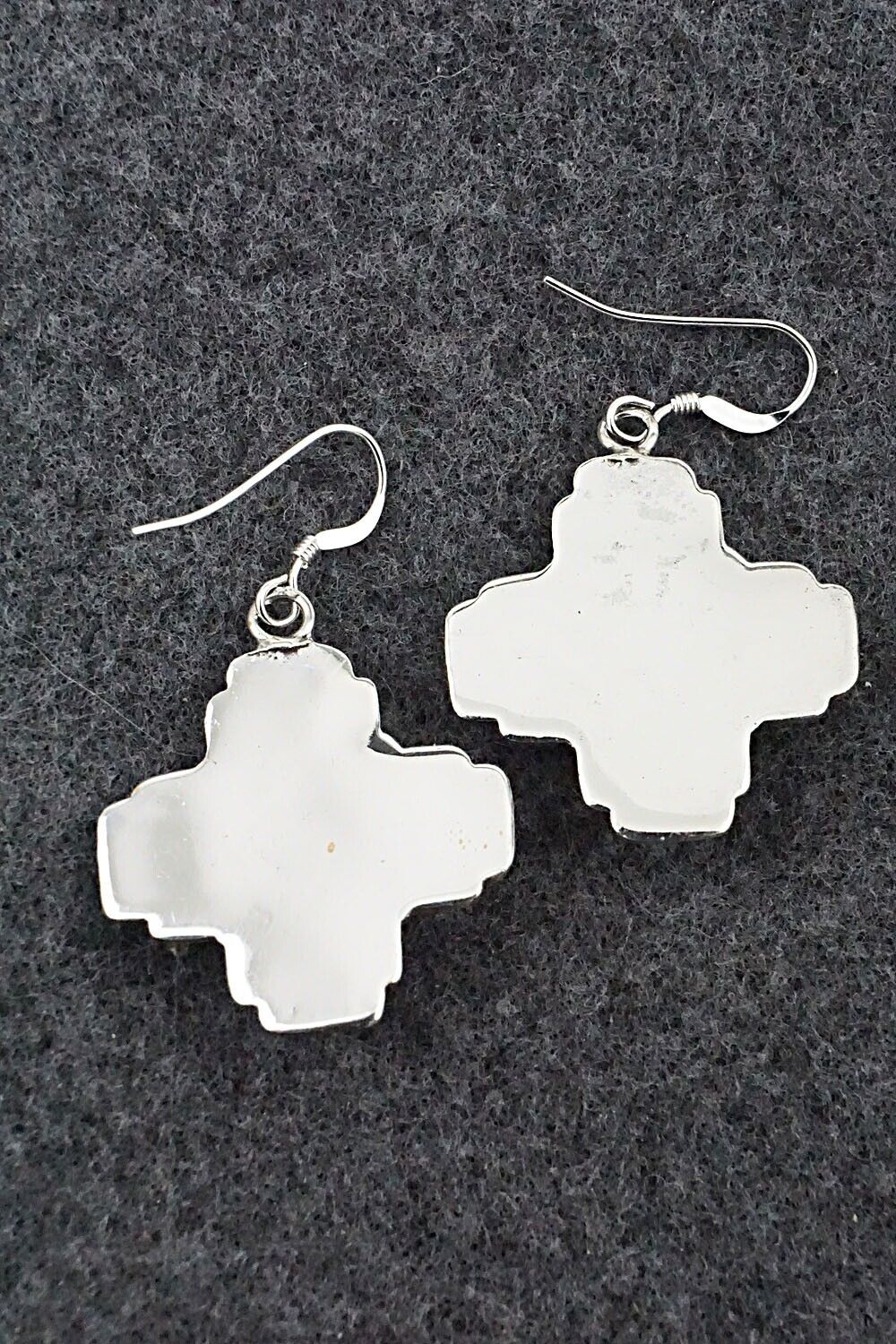 Turquoise & Sterling Silver Earrings - Angeline Platero