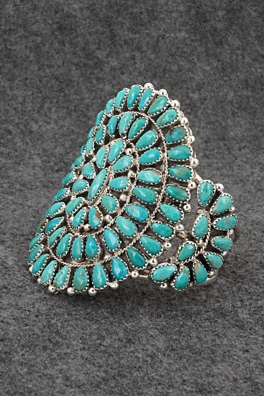 Turquoise & Sterling Silver Bracelet - Eunice Wilson
