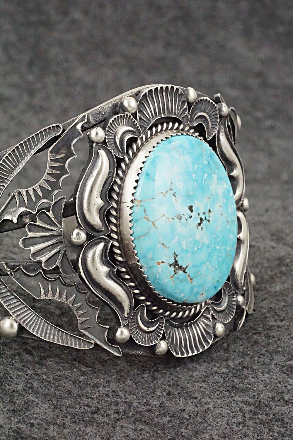 Turquoise & Sterling Silver Bracelet - Kevin Billah