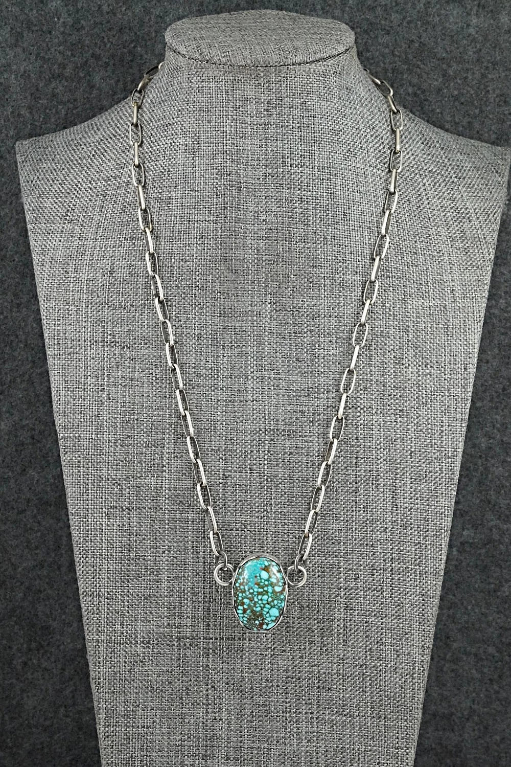 Turquoise & Sterling Silver Necklace - Randy Boyd