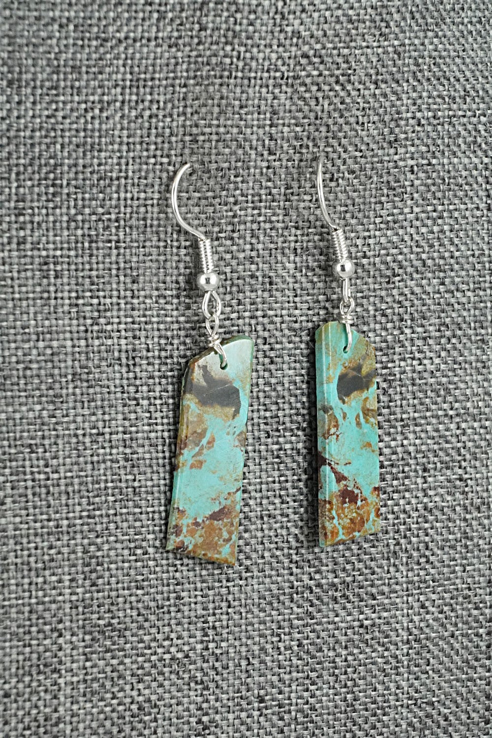 Turquoise & Sterling Silver Earrings - Tammy Nolcot