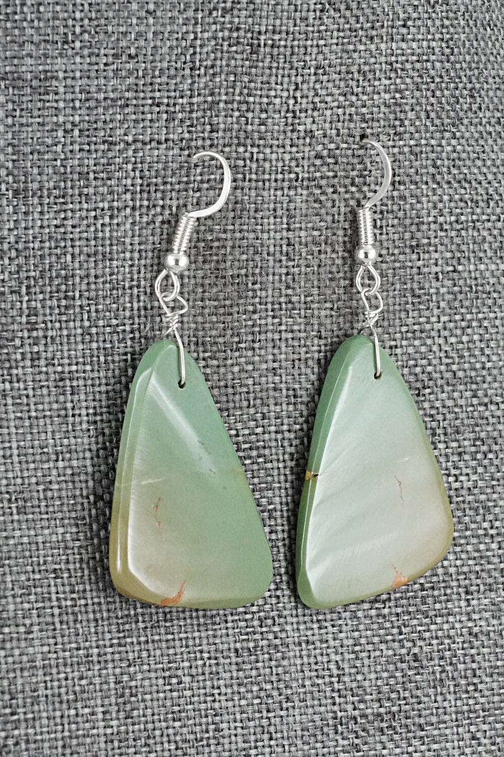 Turquoise & Sterling Silver Earrings - Louise Pete