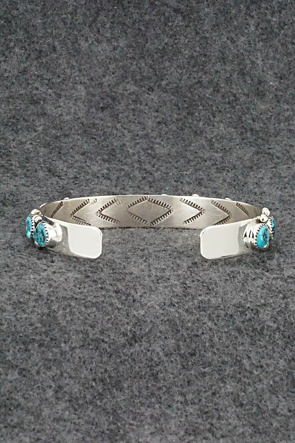 Turquoise & Sterling Silver Bracelet - Darlene Begay