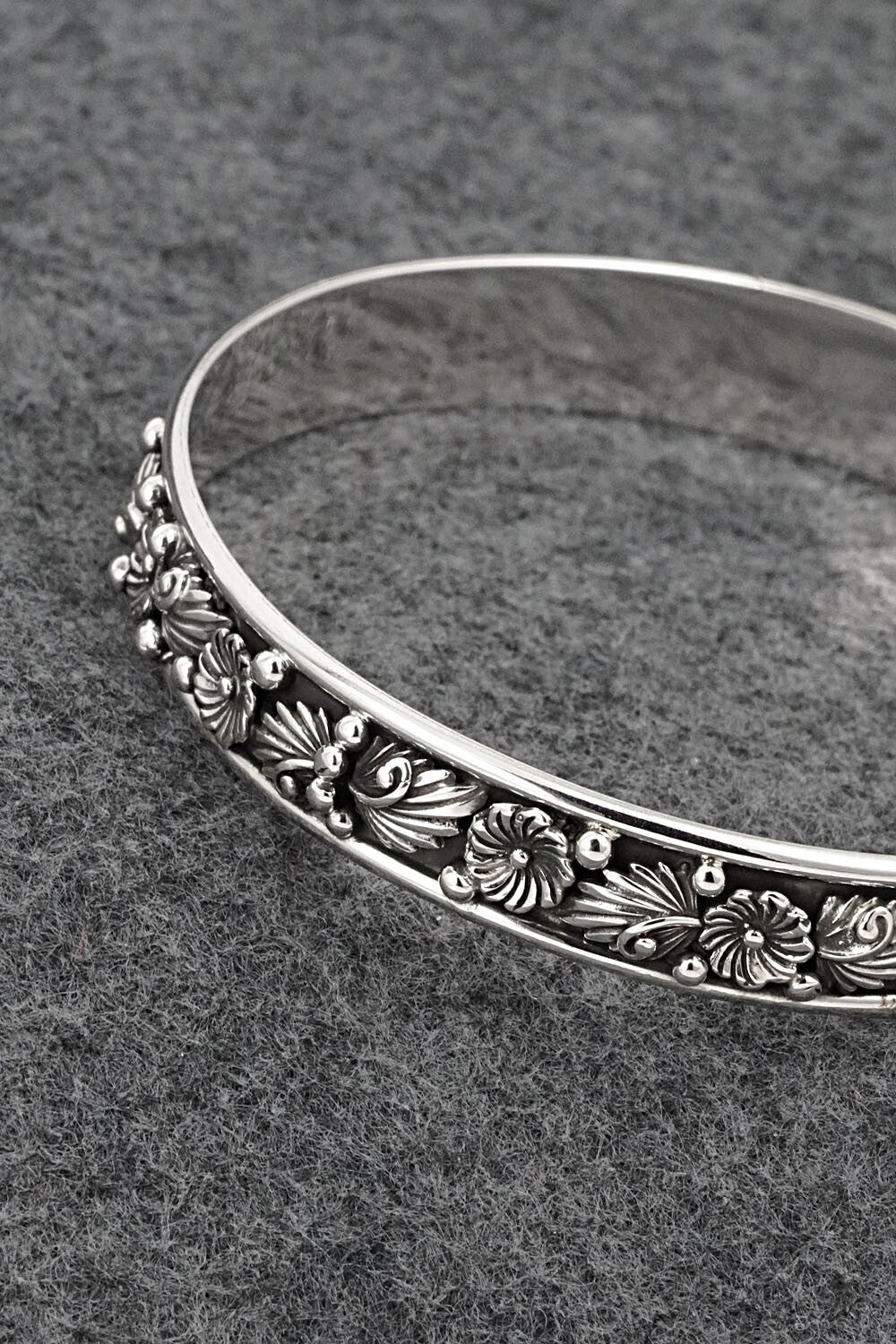 Sterling Silver Bangle Bracelet - Sadie Jim