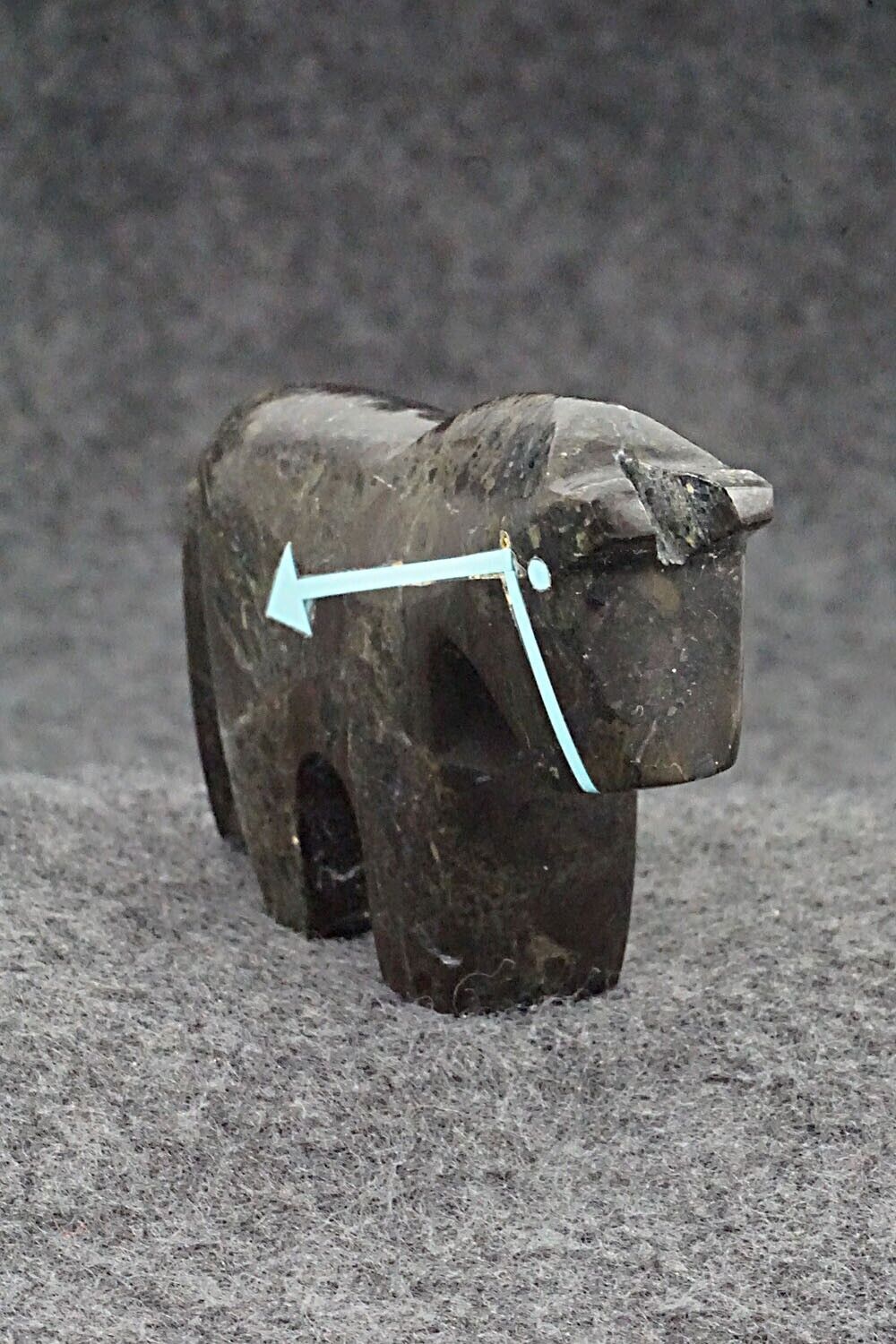 Horse Zuni Fetish Carving - Bernard Laiwakete