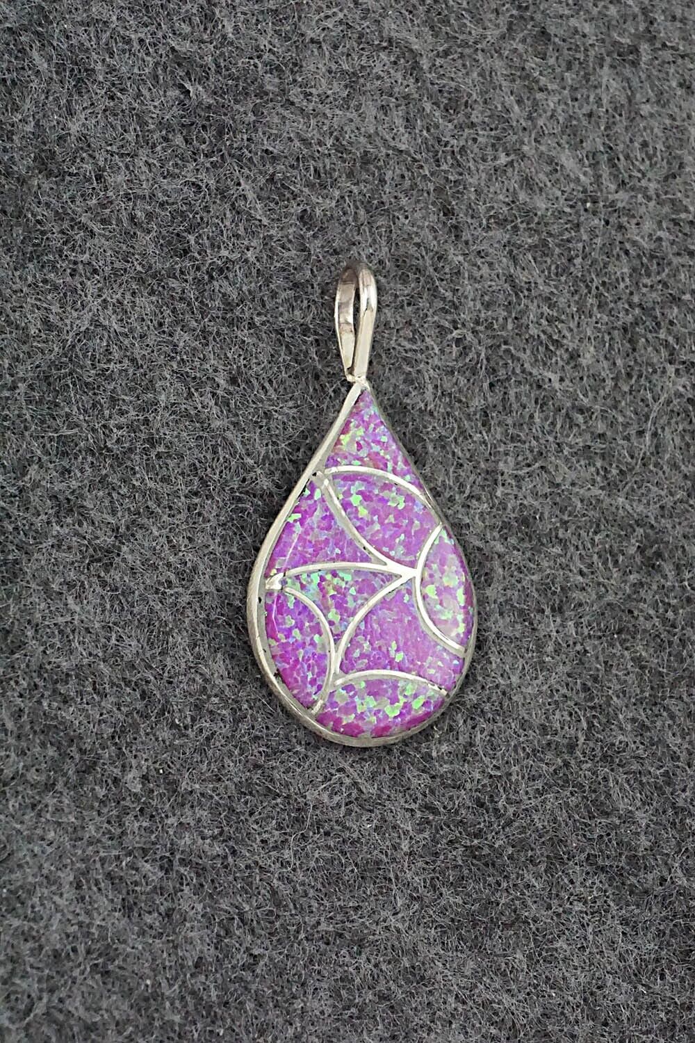 Opalite & Sterling Silver Pendant - Delorna Lahi