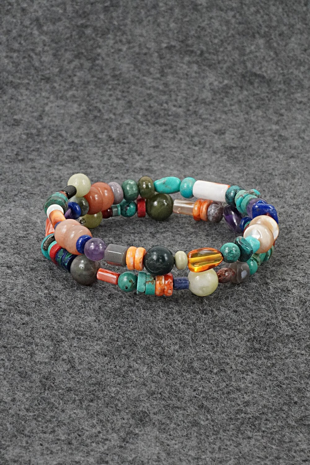 Multi-Stone Beaded Bracelet - Helen Tsosie