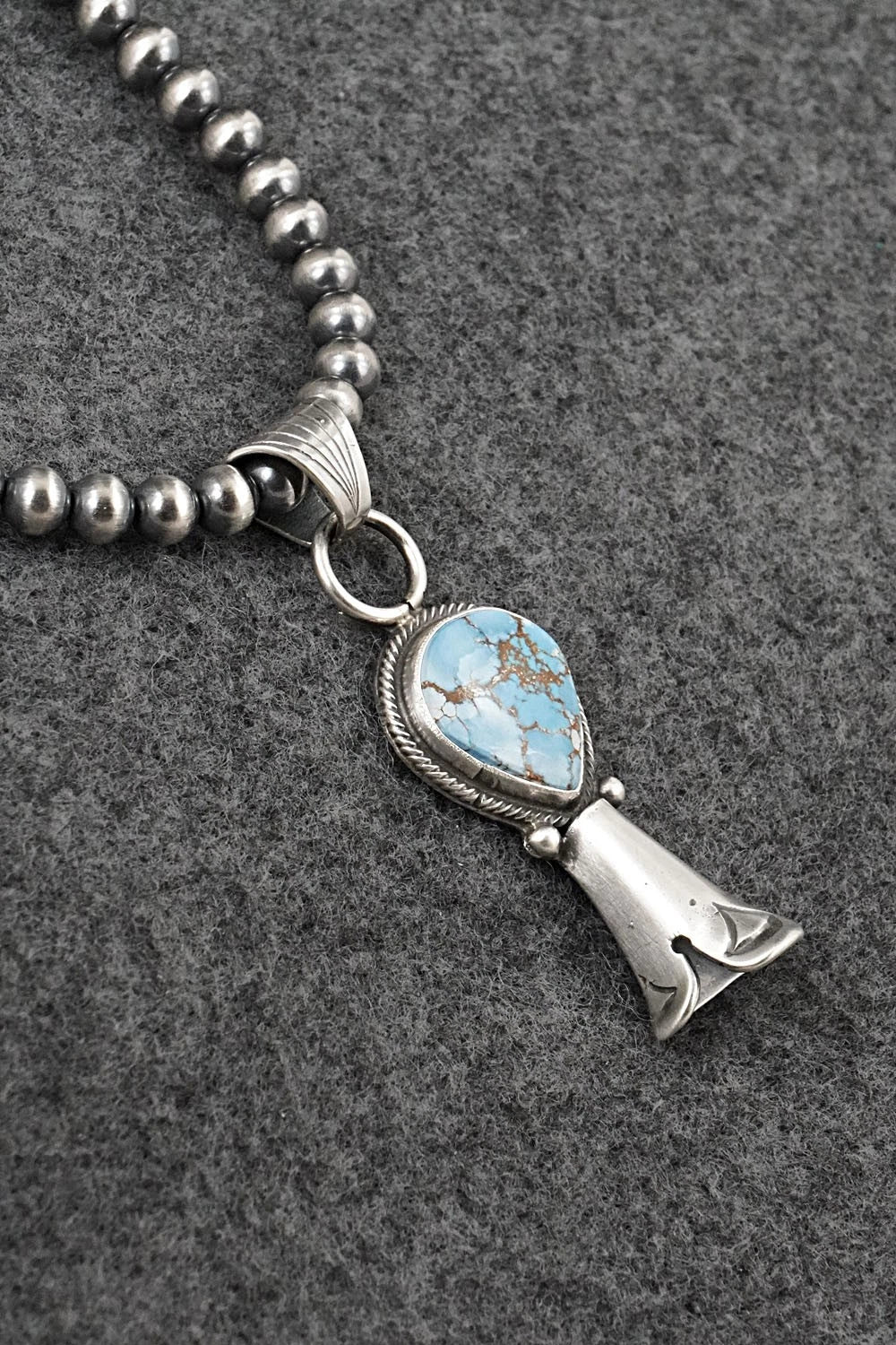 Turquoise & Sterling Silver Necklace - Sharon McCarthy