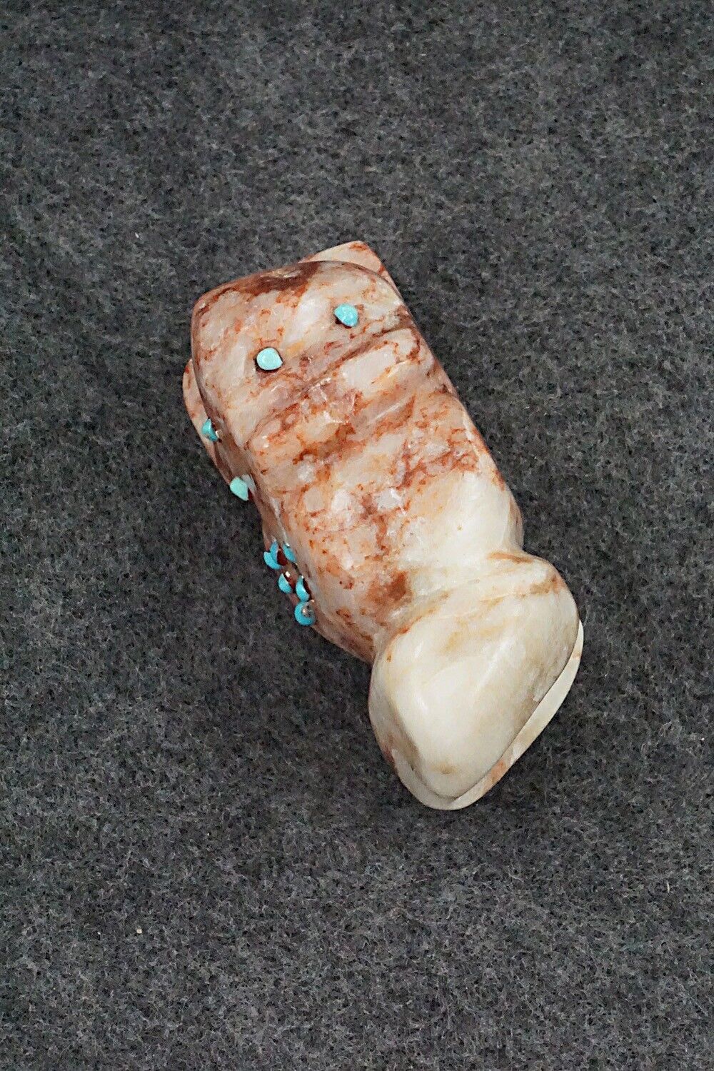 Wolf Zuni Fetish Carving - James Panteah
