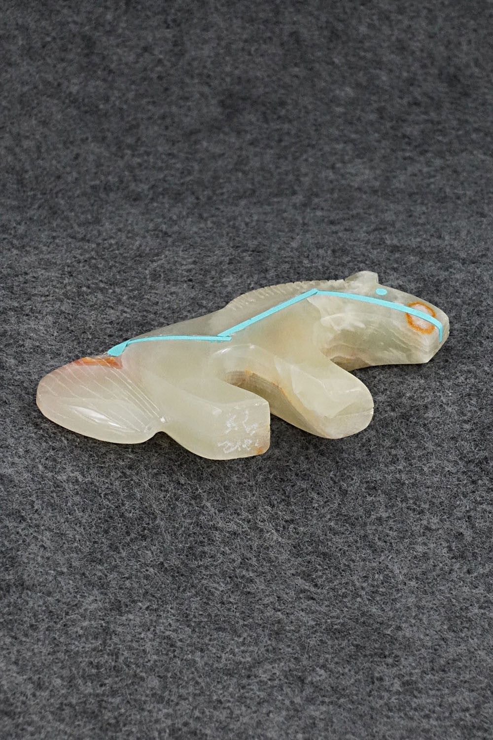 Horse Zuni Fetish Carving - Kenric Laiwakete