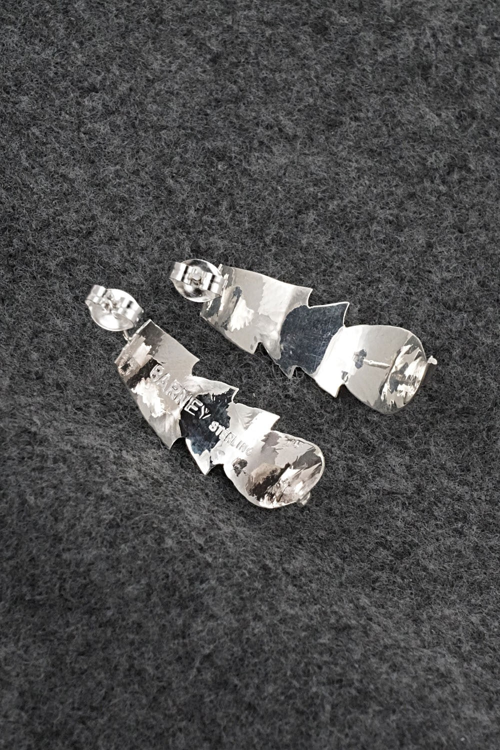 Turquoise & Sterling Silver Earrings - Alan Barney