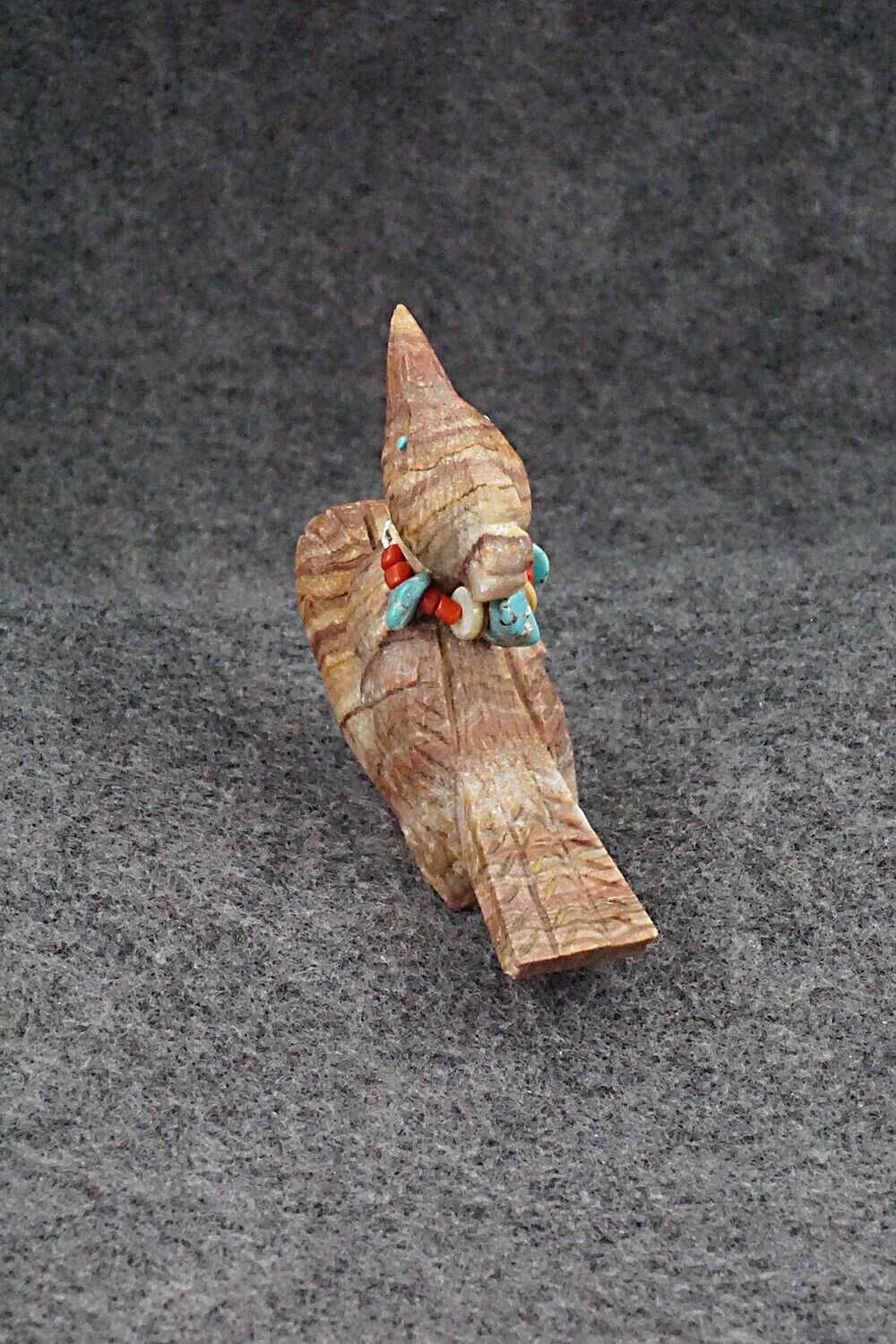 Roadrunner Zuni Fetish Carving - Douglas Martza